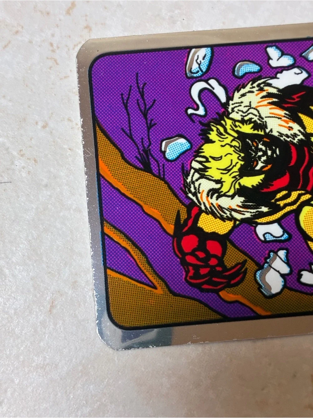 2 Marvel Vending Machine Foil Stickers (Wolverine & Sabretooth)